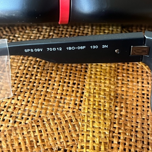 PRADA 09V Linea Rossa Future Sport Sunglasses Black Pilot Wrap Unisex PS09VS - Picture 4 of 7